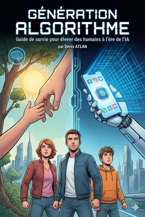 Couverture de la bande dessinée Génération Algorithme de Denis Atlan